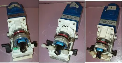 QTY. 3. FLUID METERING INC., FMI LAB PUMP MODEL QG...