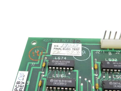 USED GOULD MODICON AS-203P-000 I/O CONTROL BOARD AS203P000 ASSY S203 REV C10