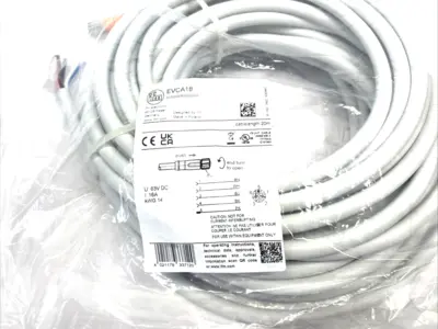 New | in-Stock Ifm Single Ended Female Power Cordset M12 L-Coded ADOGE050MSS0020H05 Cable & Wire Michigan US | Maverick Industrial Sales #1390757