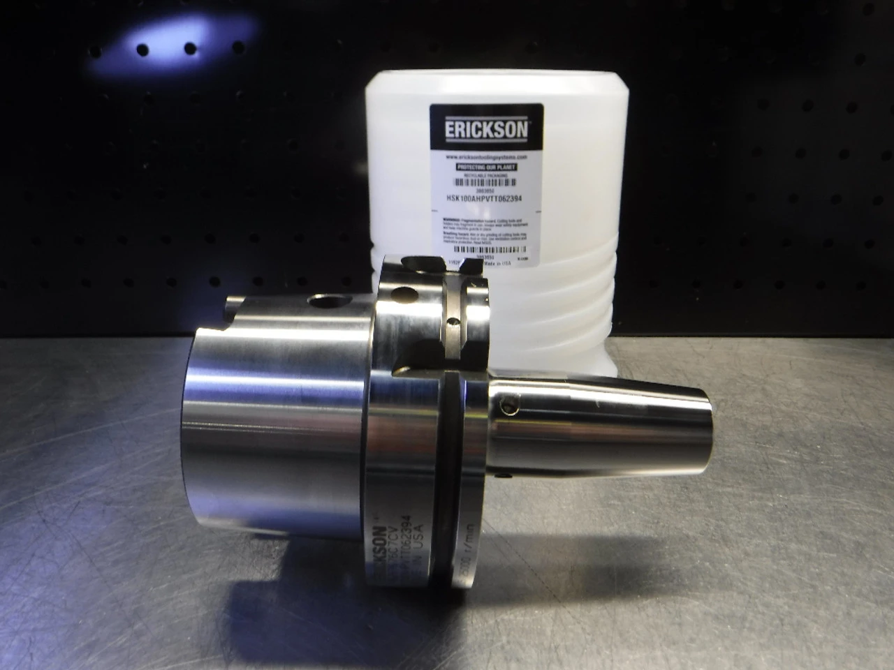 Erickson HSK100A 5/8" Shrink Fit Tool Holder 4" Pro HSK100AHPVTT062394 (LOC2244)