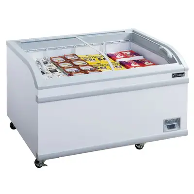 New | in-Stock Dukers New Dukers WD-700Y Commercial Chest Freezer in White 72" Display Freezers Illinois US | Falcon Restaurant Supply #1376326