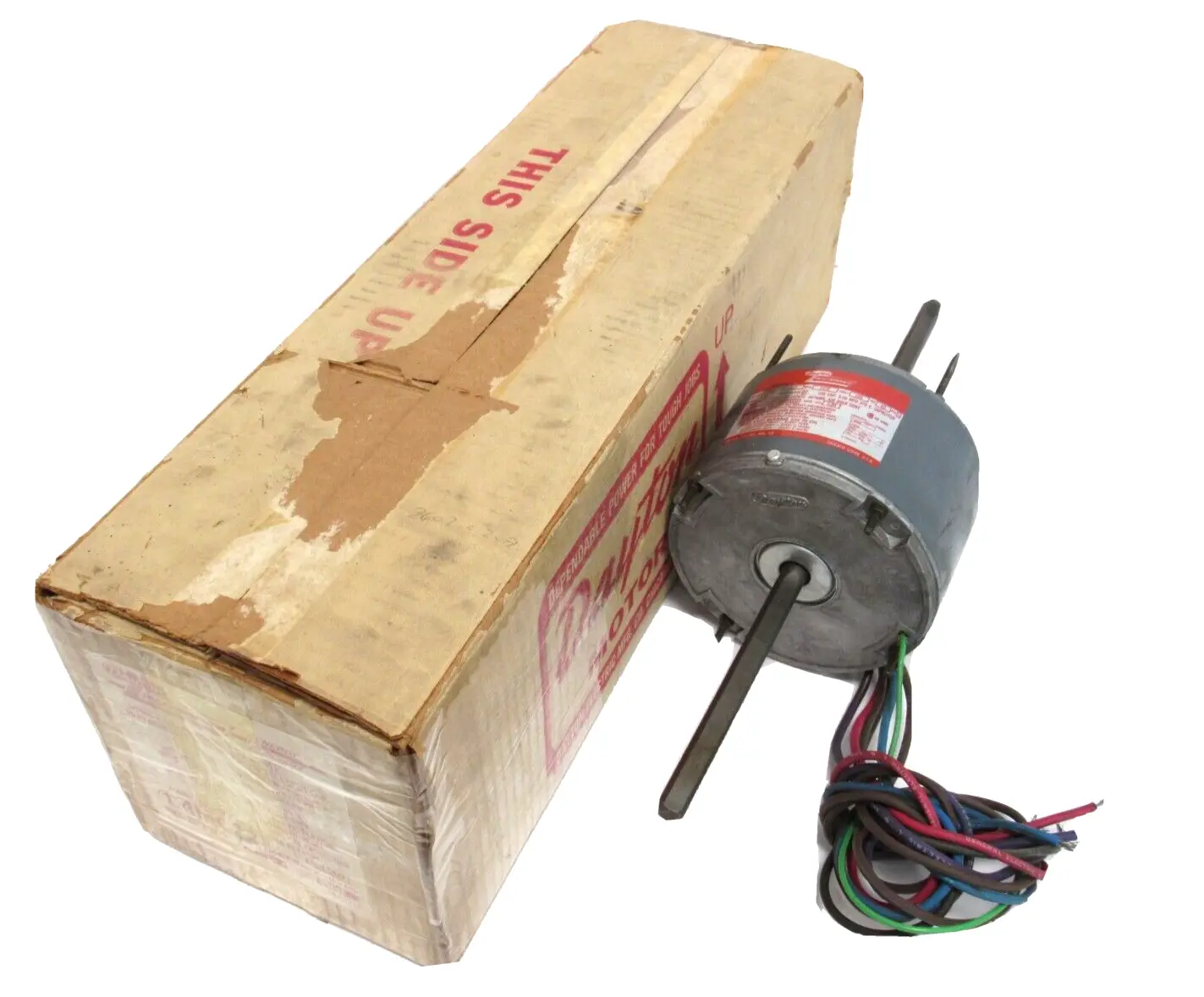 NEW DAYTON 4M022 BLOWER/FAN MOTOR 6"x1/2" 1075RPM 230V 1/5HP