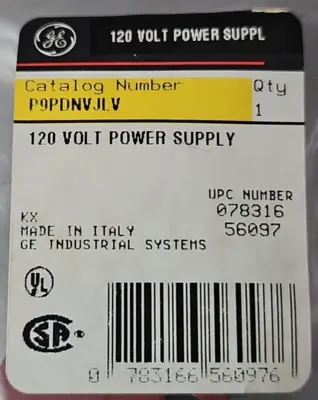 General Electric P9PDNVJLV 120 volt power supply. Loc4D27