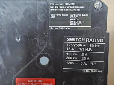 Used SIEMENS ED63B060 Circuit Breakers British Columbia CA | Lenmark #1488871