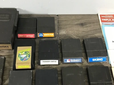 Collectible Video Games & More - Intellivoice Voice Synthesis Module / 52 - Mattel Intellivision Video Games - Manuals & Cards - see description for more info
