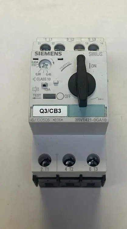 Used SIEMENS 3RV1421-0GA10 Starters | Surplus Asset Holdings #1204829