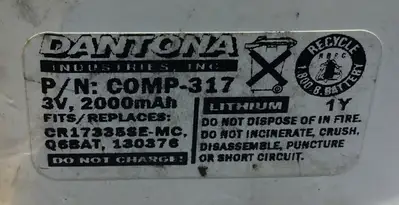 Used Dantona _UNKNOWN_ Batteries South Carolina US | Palmetto Automation #1295728
