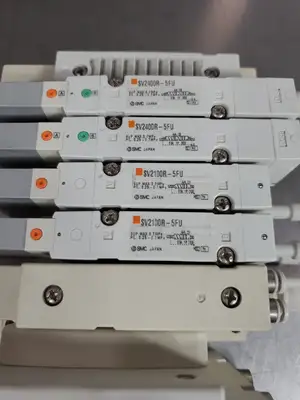 SMC EX260-SEN1 Ethernet Solenoid Module w/4 Solenoid Valves. 6E-9