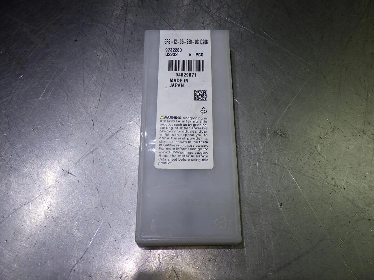 Iscar Carbide Deep Hole Drilling Guide Pads QTY5 GPS-12-35-250-DC IC908 (LOC2620)