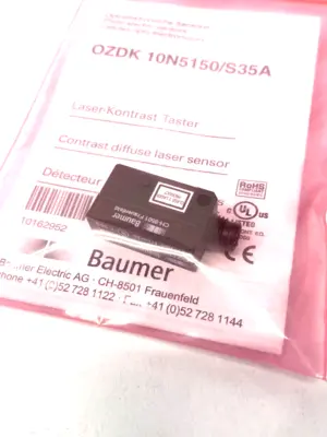 New | in-Stock BAUMER MINIATURE DIFFUSE CONTRAST SENSOR 3~150MM Sensors | Maverick Industrial Sales #1108404