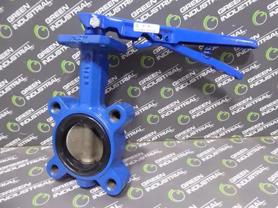 2.5" DelVal DelTech 52025141E1B0 Butterfly Valve 200 PSI Surplus