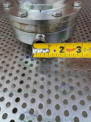 USED STERIFLOW 96 MANUAL LOW TO HIGH FLOW SANITARY BACK PRESSURE REGULATOR 3/4"