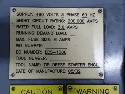 USED 2002 SQUARE D ECS1086