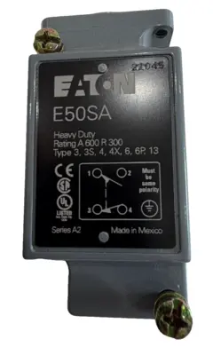 NEW EATON CUTLER HAMMER E50SA SERIES A2 LIMIT SWITCH BODY ONLY