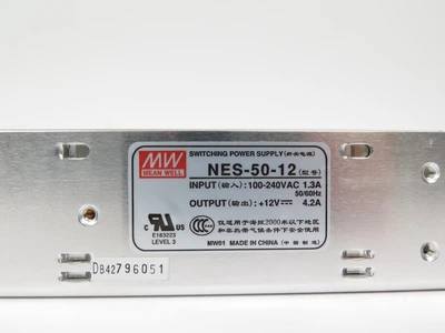 New | in-Stock MEAN WELL NES-50-12 Power Supplies California US | ANACAPA EQUIPMENT BROKERS, INC #1299962