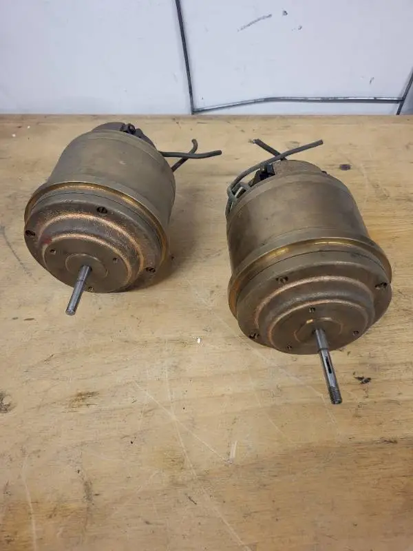 Pair of Vintage Sperry Gyroscope Voltage Receiver Motors