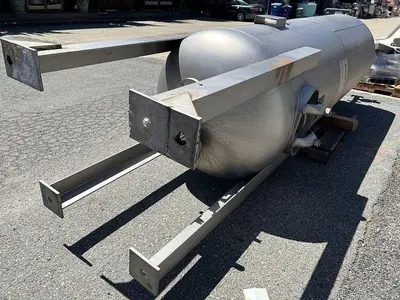 Tank, 425 Gallon, Stainless Steel, 55 PSI, DT/DB, Morfab #S744614