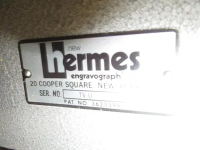 3020-330 NEW HERMES UNIVERSAL MANUAL ENGRAVER MODEL GTX-3