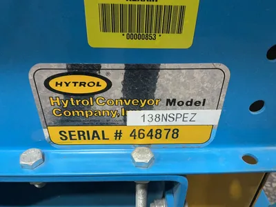 Used HYTROL 138NSPEZ Material Handling (misc) Ohio US | HGR 24 #1279223