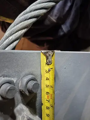 6' x 2' Wide Industrial Steel Access Ladder w/ Handrails