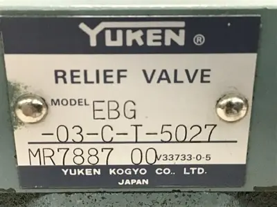 USED YUKEN EBG-03-C-T-5027
