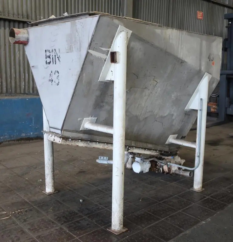 SPC8983  Bin Hopper Silo 96 cu.ft., bulk storage bin, Stainless Steel