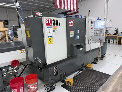 Used 2024 Haas ST-30Y CNC Lathes Illinois US | Machine Tool Bids #1368384
