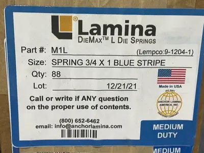 Used 2021 LAMINA M1L Tooling & Accessories (Other) Ohio US | HGR 24 #1568505