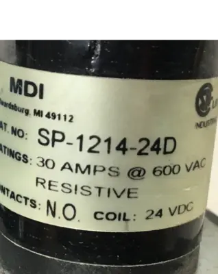 Used MDI SP-1214-24D Relays & Switches Michigan US | Ideal Machinery #570944
