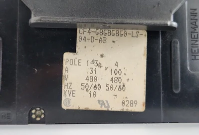USED Heinemann CF4-G8G8G8G0-LS-04-D-AB