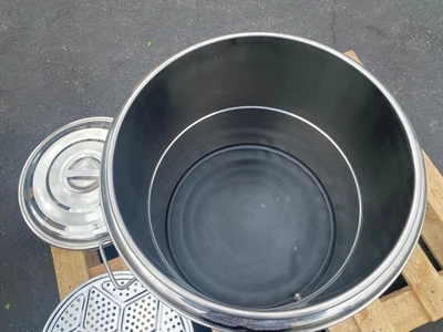 171-0425 16" Nonstick Stainless Steel Stock Pot