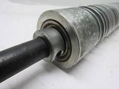 Aluminum Belt Drive Conveyor Roller 2-3/8"x 17"L W/3/4" Shaft 25-5/8" OAL