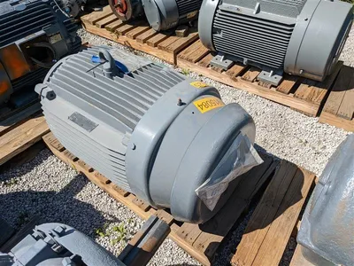 Rebuilt 150 HP 1780 RPM WEG Electric Motor 444/5HP Frame 460 Volts