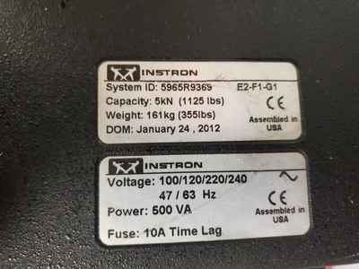 Instron Tensometer Model 5965