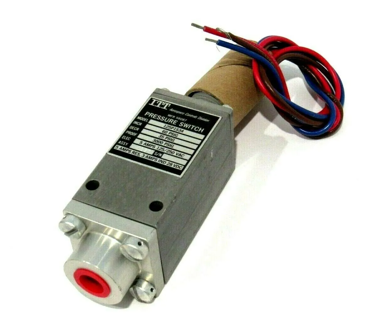 NEW ITT 125P1S34 PRESSURE SWITCH