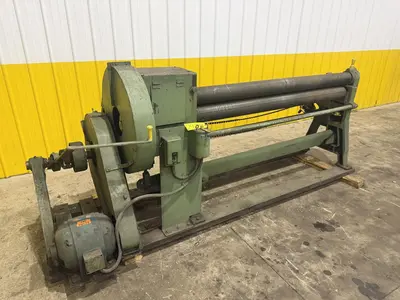 72" X 10 GAUGE BERTSCH MOTORIZED PLATE ROLL 5.5" ROLLS: YOBRO #24744