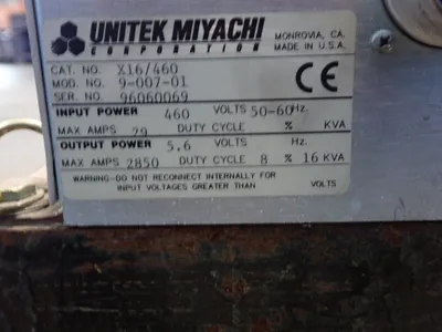USED UNITEK MIYACHI 900701
