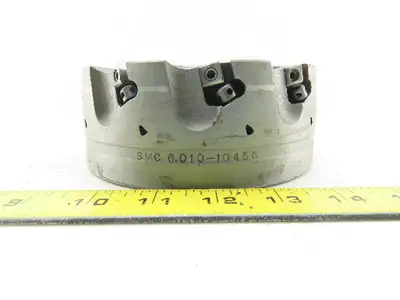Dijet SMC 6.010-10456 6" Indexable Face Mill Cutter 1-1/2" Arbor 10 Flute