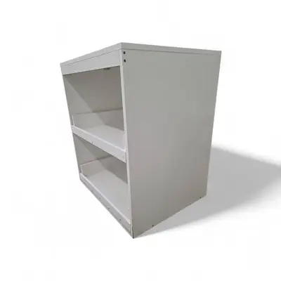 2 cubby storage with pullout drawers 30x24x34
