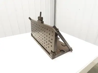 CNC Milling Machine Fixture Table 29.75"x11.75" Flip Up Threaded Jig Plate