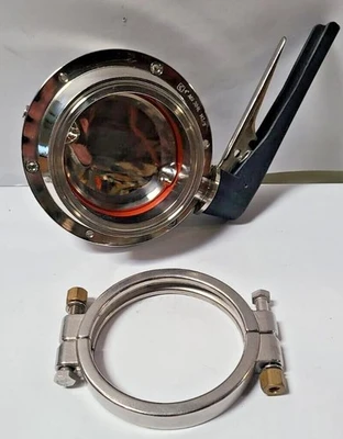 304L 4" AISI 143/11 MANUAL 2 POSITION BUTTERFLY VALVE Stainless Steel