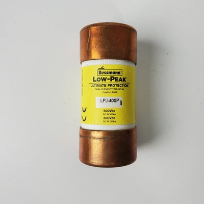 Bussmann LPJ-40SP Fuses & Fuse Holders | American Industrial Supply Co. (1)