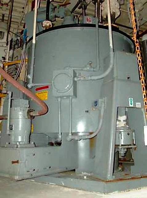 Western States 48 x 30 Quadramatic perforate basket centrifuge, Halar-lined.