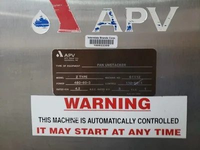 Used APV TYPE Z Bakery Equipment California US | BakeryEquipment.com #1554688