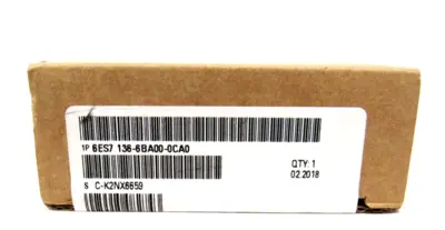 NEW SIEMENS 6ES7 136-6BA00-0CA0 INPUT MODULE 6ES71366BA000CA0