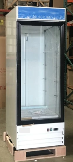 171-0095 30” Glass 1 Door Self Contained Reach In Cooler