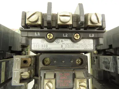Allen Bradley 509-BOD Motor Starter Overload Relay 120V Coil 600V Lot of 3