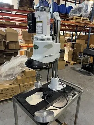 Swanmatic model C300 Cap Master semi-automatic capper