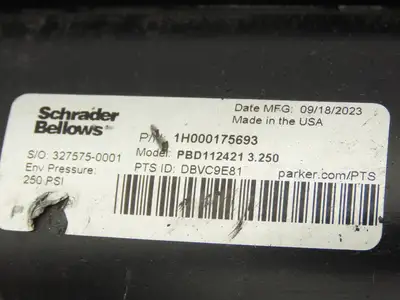 Schrader Bellows PBD1124213.250 Pneumatic Cylinder Double End 3.25" Stroke