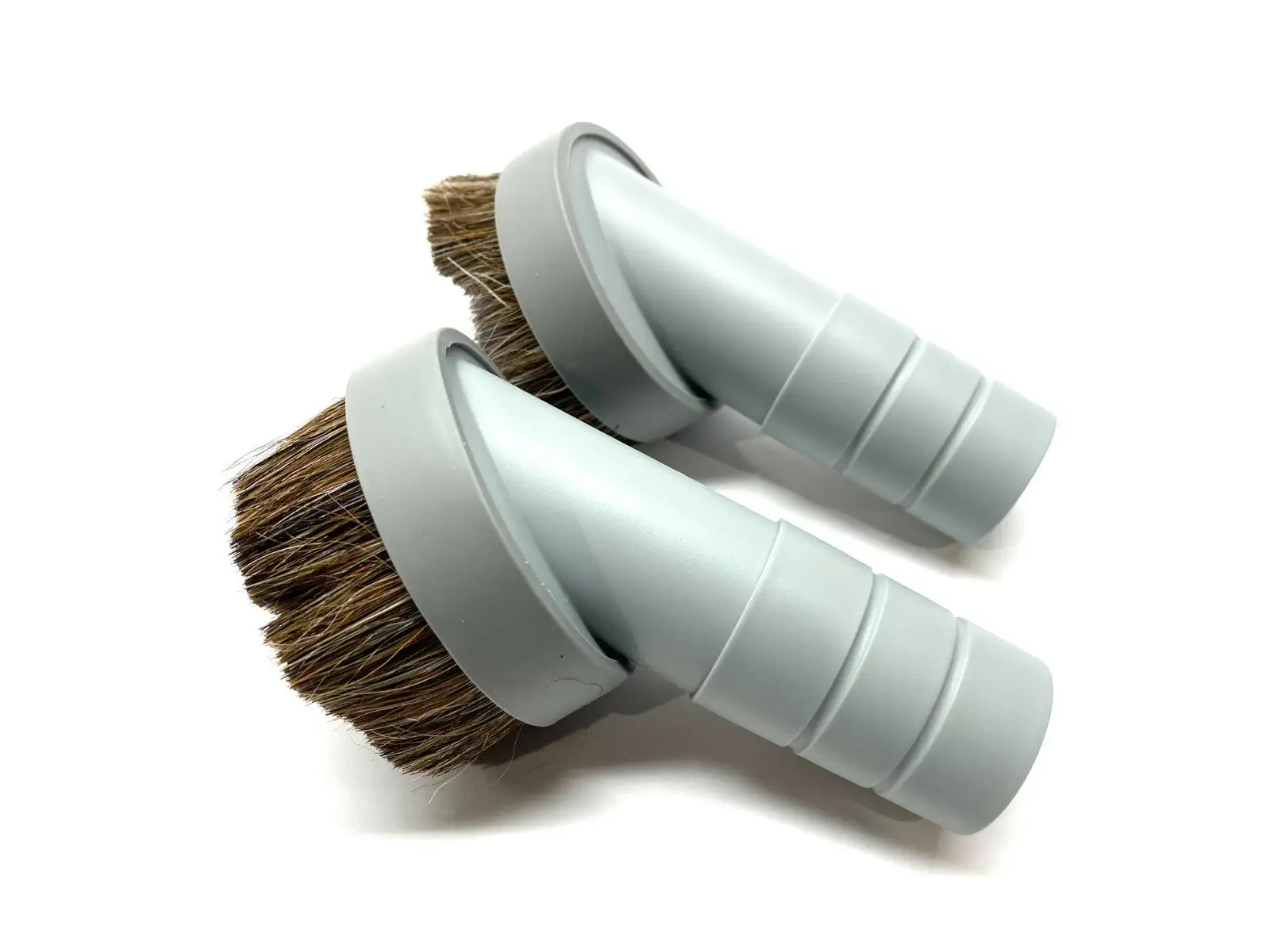 Round Dust Brush Vacuum Attachment 1" Bristles Fits 1.25" Hose LOT OF 2 - Open box